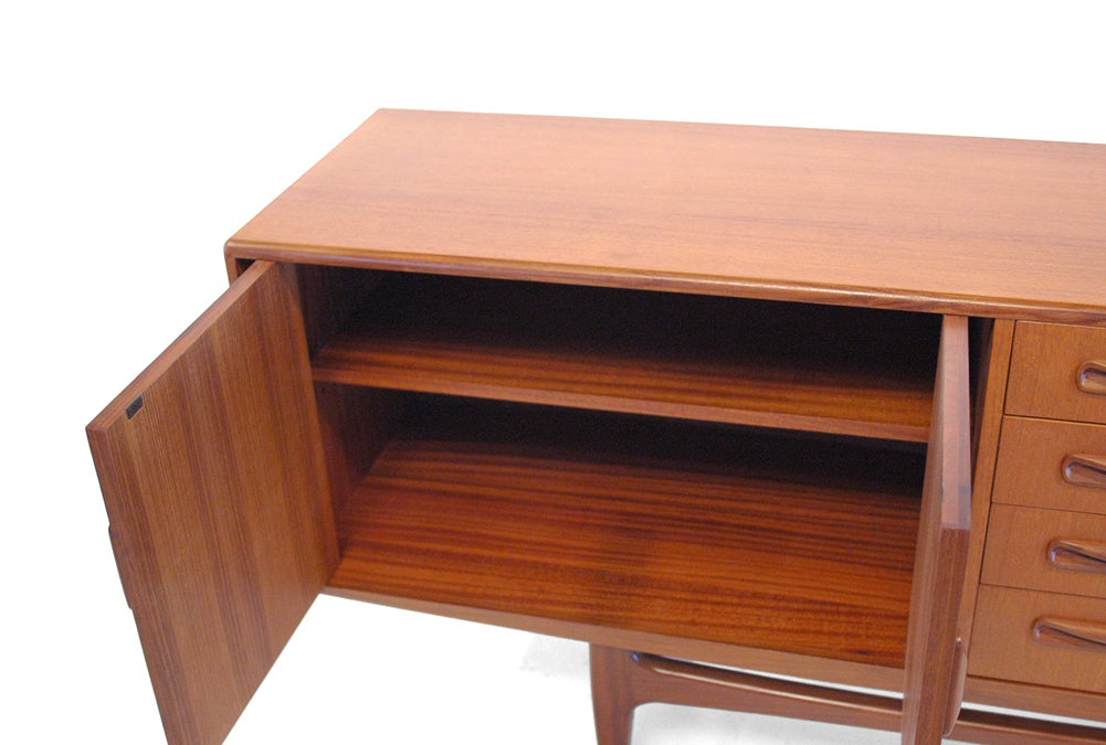 English Ib Kofod Larsen for G-Plan Teak Fresco Credenza For Sale