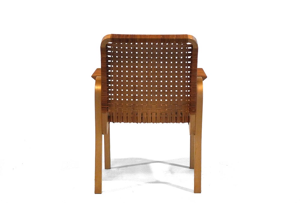 Alvar Aalto for ICF Birch 45/R Armchair In Excellent Condition For Sale In Portland, OR