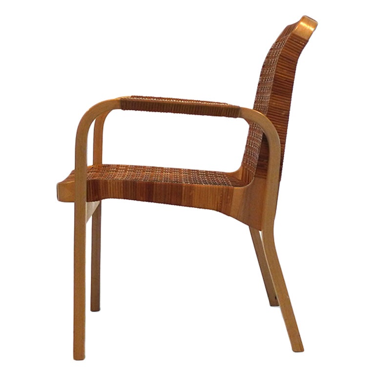 Alvar Aalto for ICF Birch 45/R Armchair For Sale