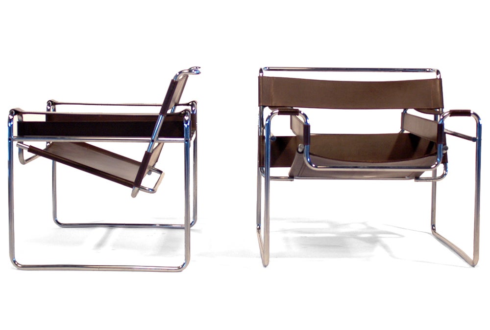 Italian Marcel Breuer for Gavina Steel B3 