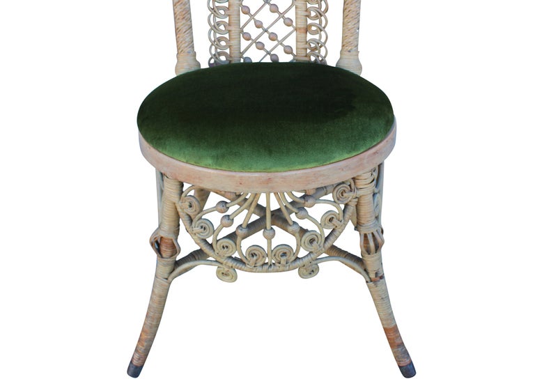 Victorian antique victorian wicker chairs