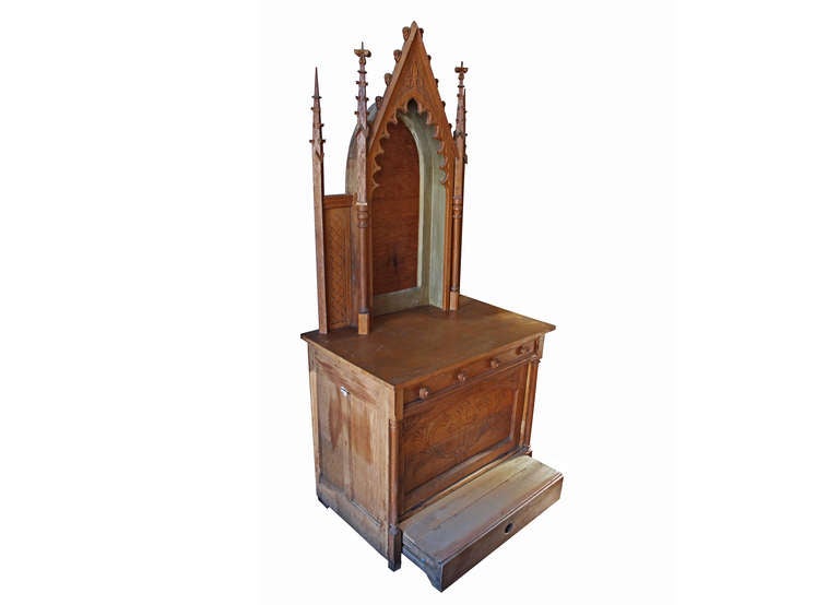 Gothic antique gothic altar For Sale