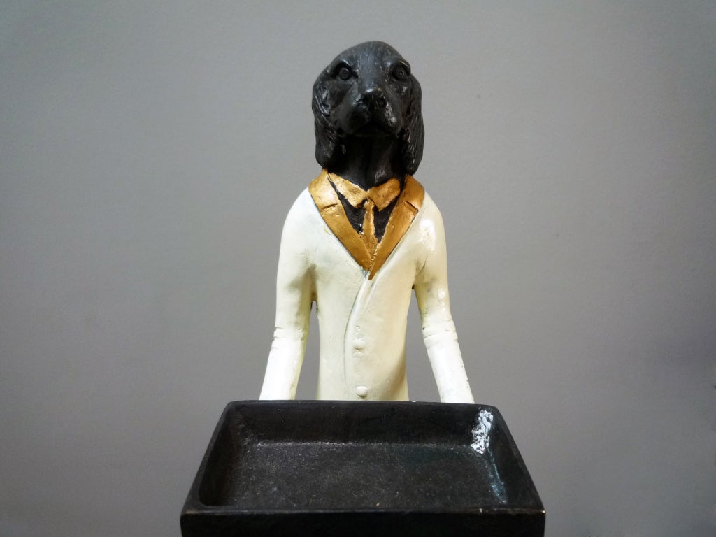 Unknown vintage cast iron dogs
