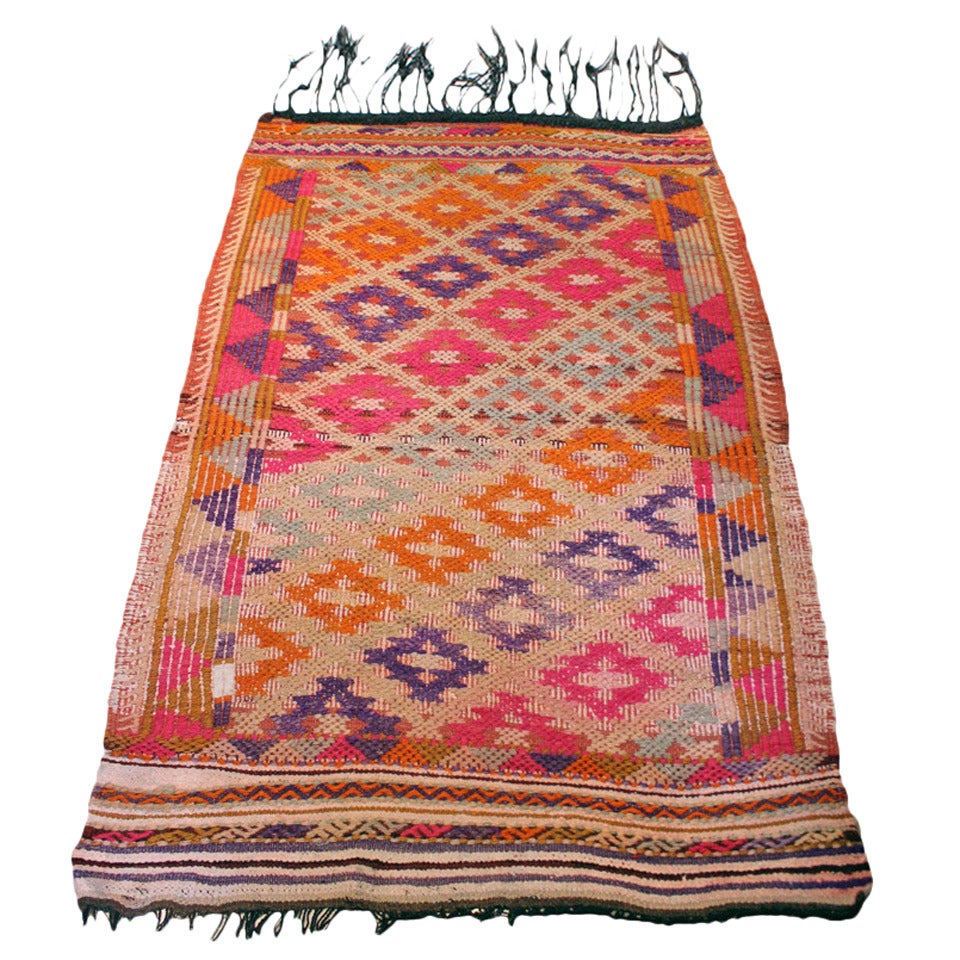 anatolian turkish kilim rug For Sale