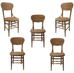 antique oak dining chairs