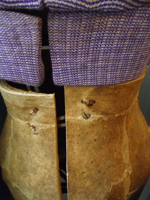 American vintage purple dress form lamp For Sale