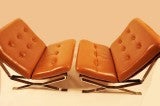 Pair of vintage lounge chairs by Ico Parisi