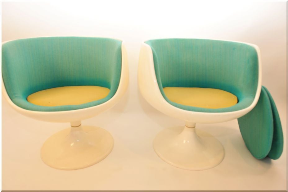 Finnish Set of 4 armchairs by Eero Aarnio For Sale