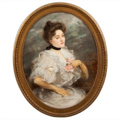Jacques-Émile BLANCHE: Portrait of a Lady