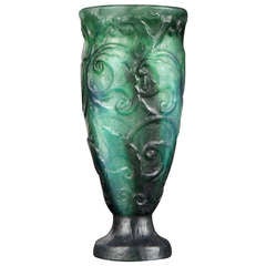 Gabriel Argy-rousseau Cercles Glass Paste Vase