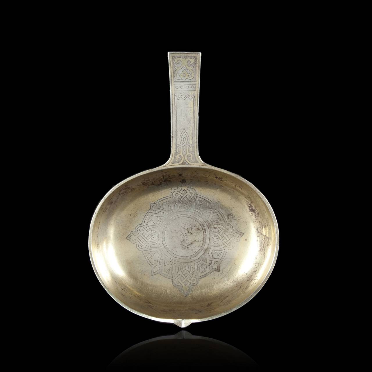 Kovsh de mariage russe en argent doré, Moscou, 1858 en vente 1