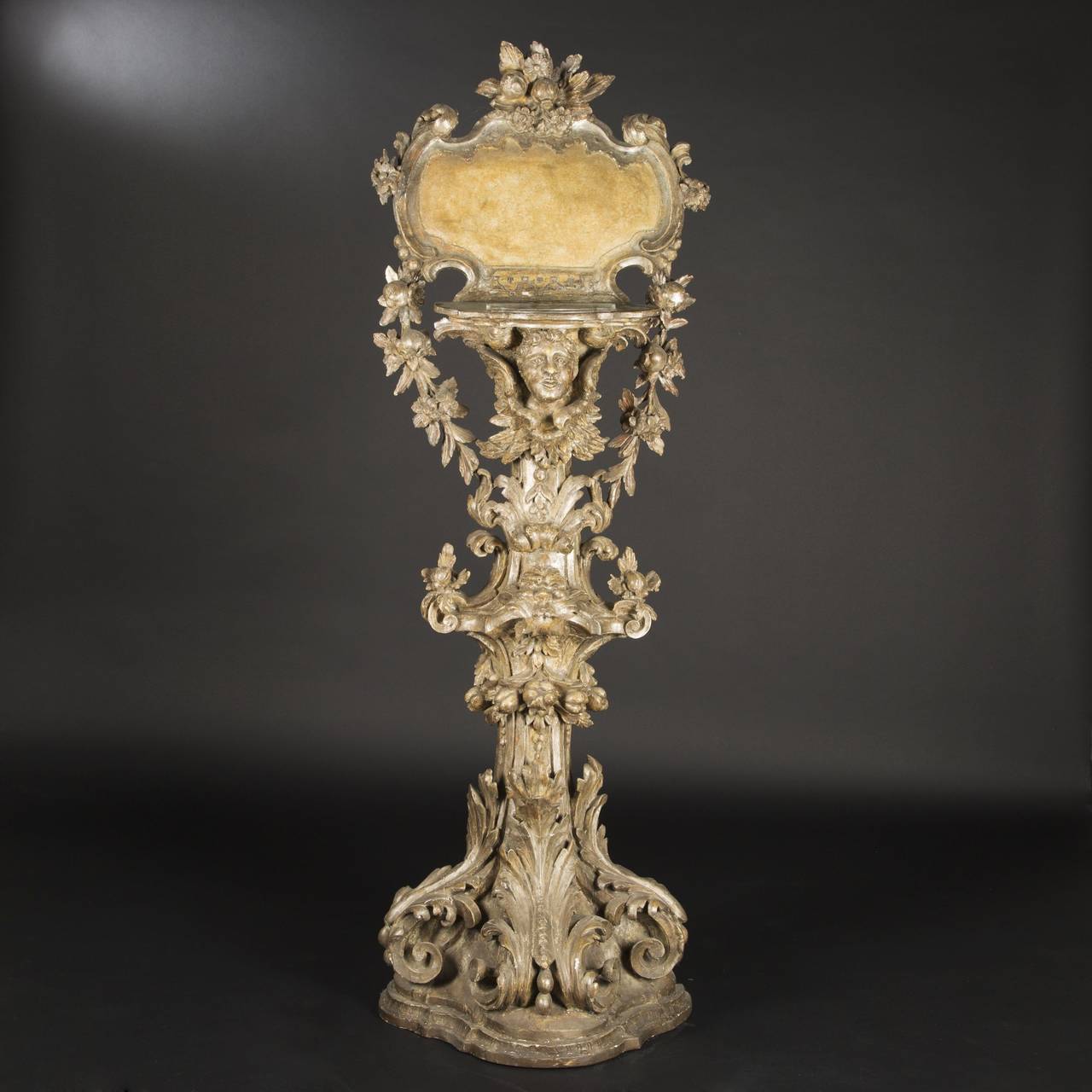 Molded Wood Lectern, Italy 18th Century