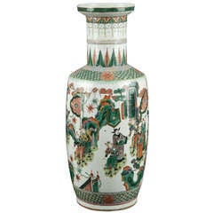 Porcelain Baluster Vase, China 19th Century
