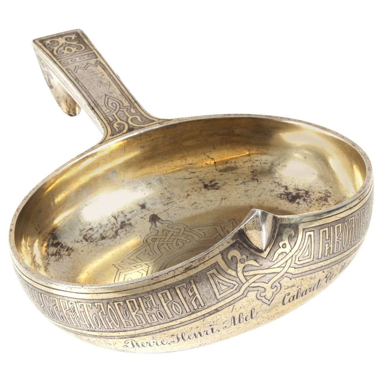 Kovsh de mariage russe en argent doré, Moscou, 1858 en vente