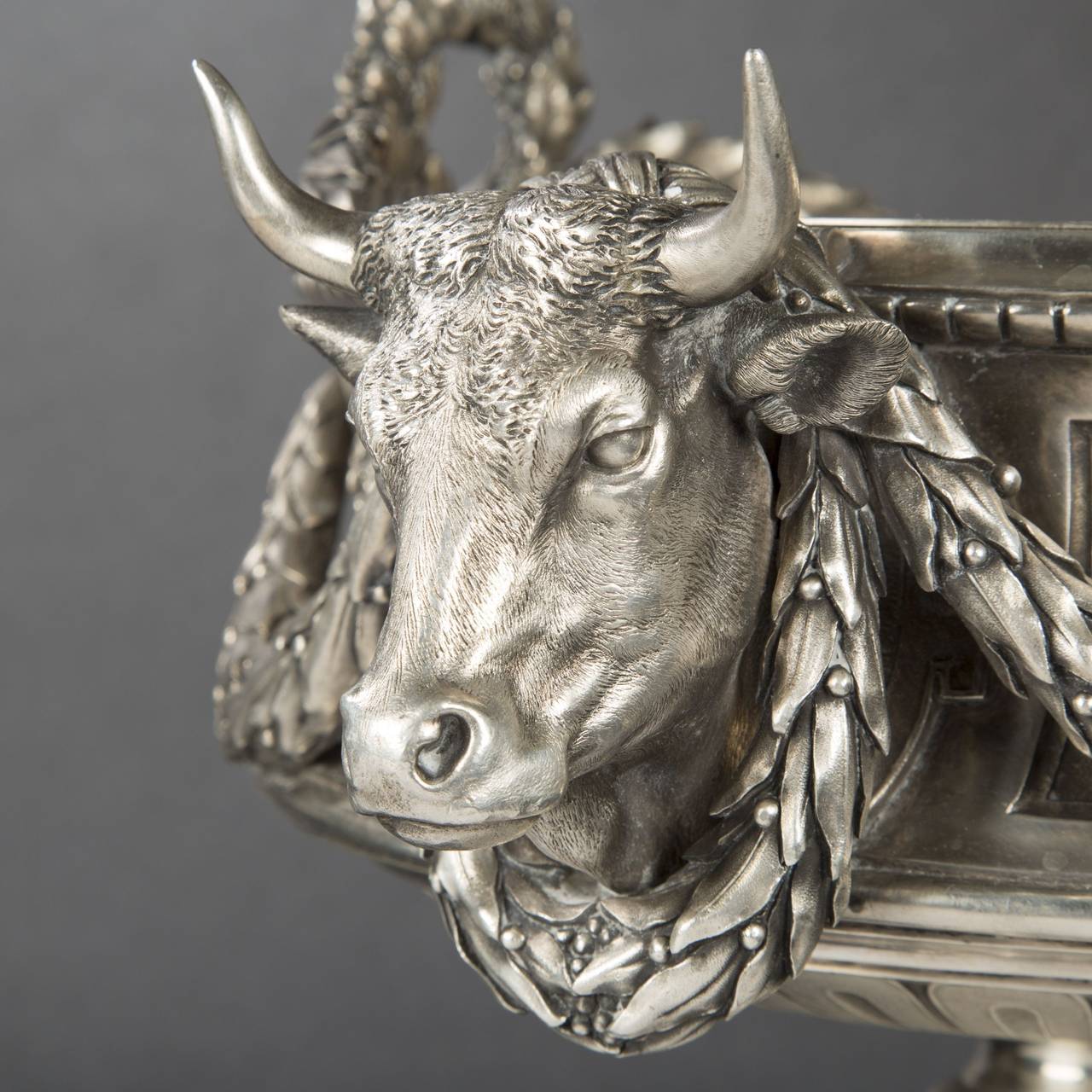 Odiot, Paris. French Ministry Silvered Bronze Cup 1881