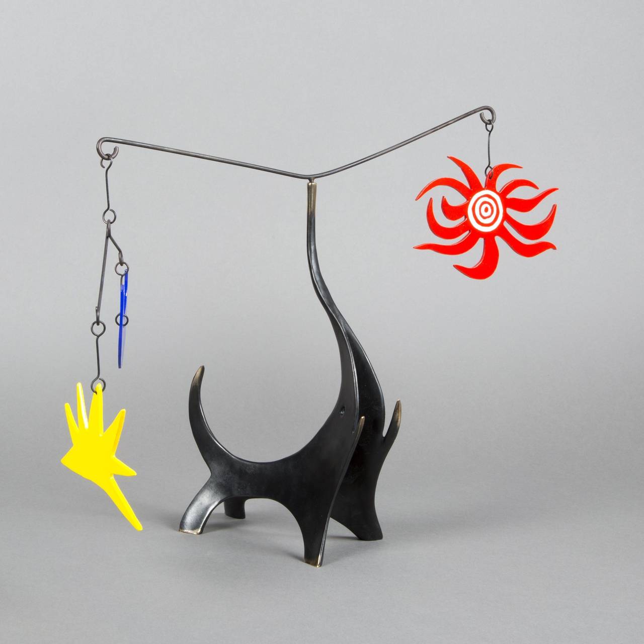 After Alexander Calder Black Elephant Mobile For Sale at 1stDibs