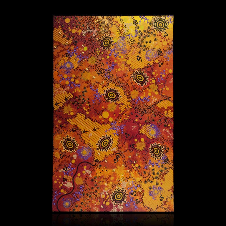 Walangari Karntawarra Tjakamarra "Seven Sisters Dreaming, " Painting