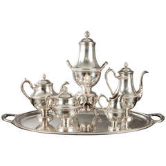 Robert Linzeler Silver Tea and Coffee Service circa 1900