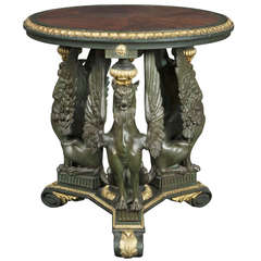 Neo-Greek Style Gueridon Table, Late 19th Century