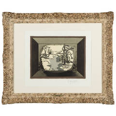 Georges Braque "The Chariot, " 1955 Lithograph