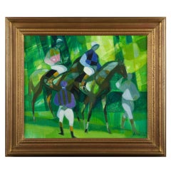 Vintage Camille Hilaire. Weigh-in, Deauville