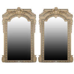Pair of Trumeau Mirrors, Napoleon III Period