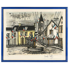 Bernard Buffet "Bastille Day" Lithograph, 1970 