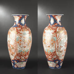 Large Porcelain Vase with Imari Decoration, Japan, Circa 1900