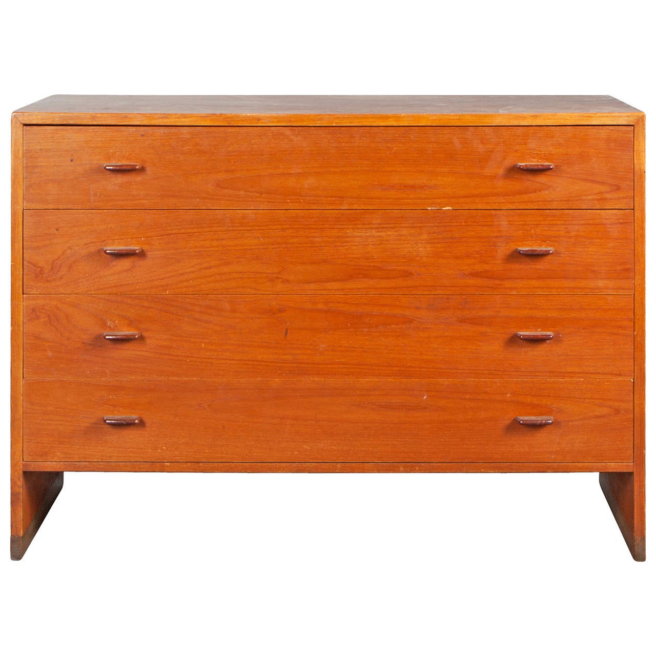 Hans J. Wegner Teak Commode, circa 1960 For Sale