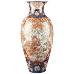 Large Porcelain Vase with Imari Decoration, Japan, Circa 1900