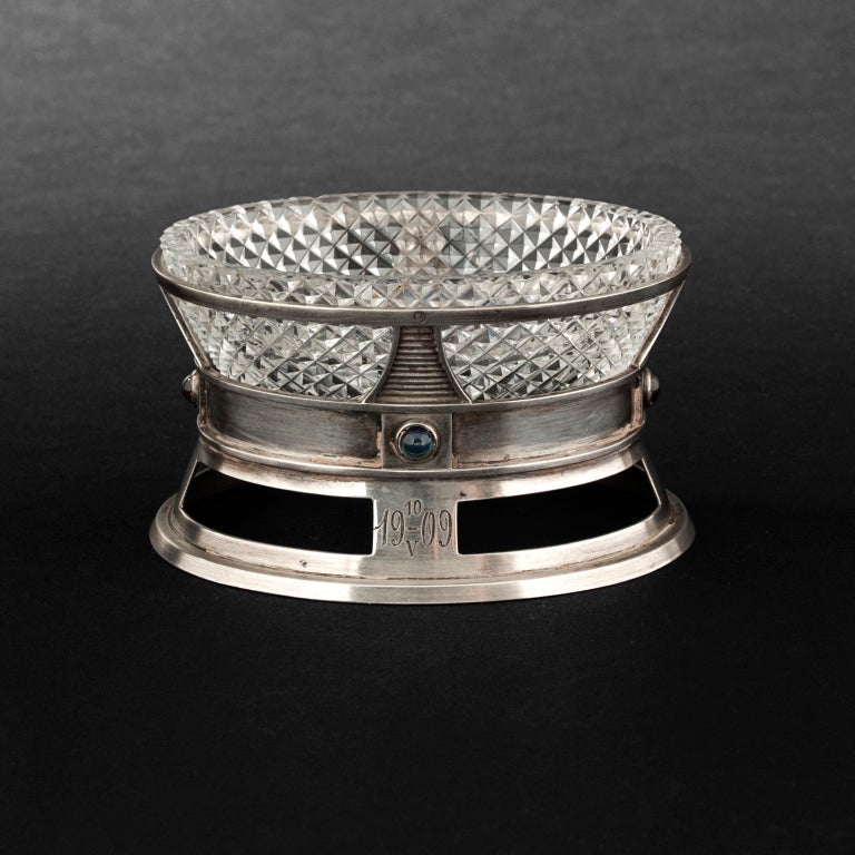 Silver Salt cellar by Karl FABERGE