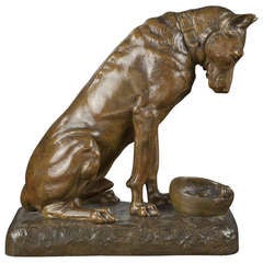 Stanislas Lami. Bronze Dog and Snail
