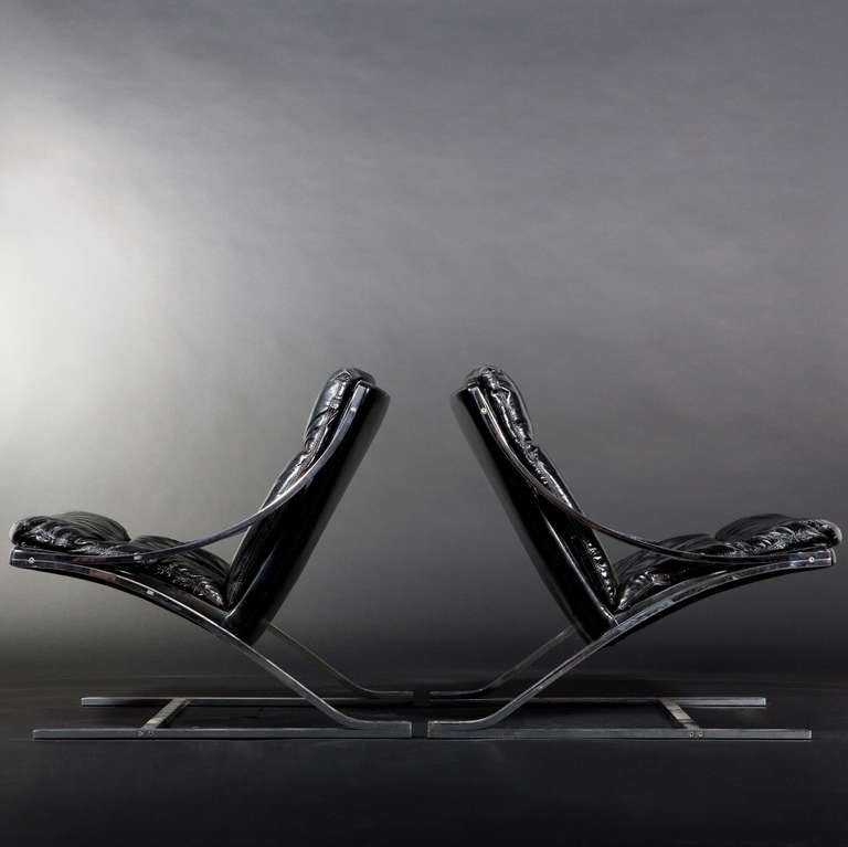 Paul Tuttle Zeta Chairs In Good Condition For Sale In Paris, FR