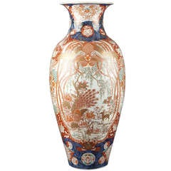 Large Porcelain Vase with Imari Decoration, Japan circa 1900