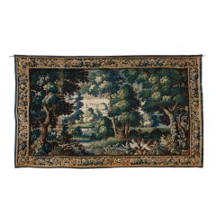 Royal Manufacture of Aubusson: Verdure tapestry with doves and ducks