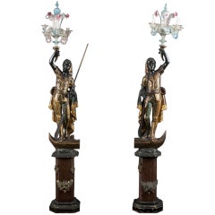 Pair of Napoleon III Period Floor Lamps