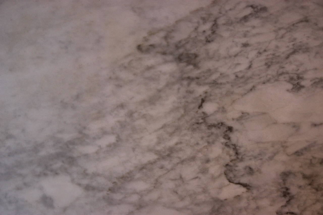 Console by Giorgetti in Mahogany and Carrara Marble, circa 1980 Italy 2