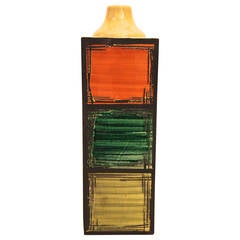 Signed Glazed Ceramic by Cau.G Bitossi and Figli, circa 1970 France 10
