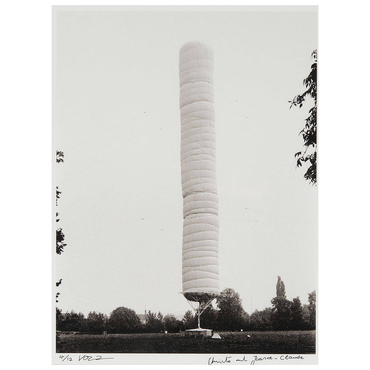 Christo and Jeanne-Claude, Wrapped Tree 'Project', 1970, Color ...
