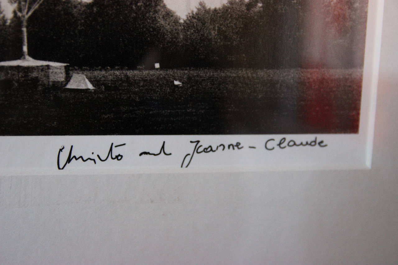 Mid-Century Modern Christo and Jeanne-Claude Ultrachrome Print For Sale