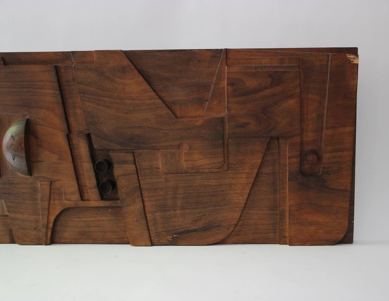 Nerone and Patuzzi, NP2 Group, Sculpted Wood, circa 1970, Italy In Good Condition In Nice, Cote d' Azur