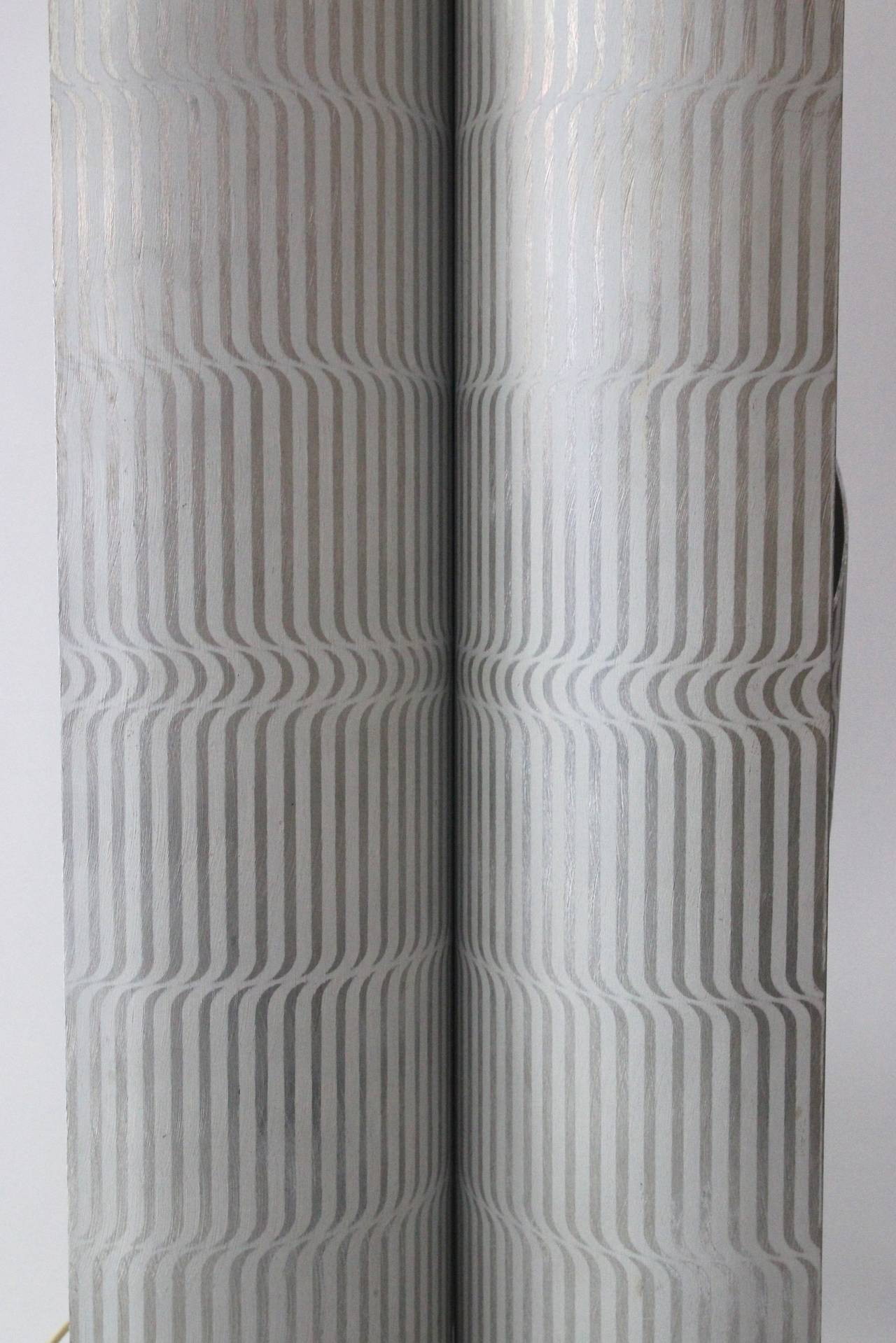 Lorenzo Burchiellaro Aluminium Floor Lamp, circa 1970 Italy 2