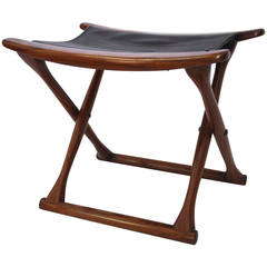 Mahogany Stool, circa 1970, Denmark 3