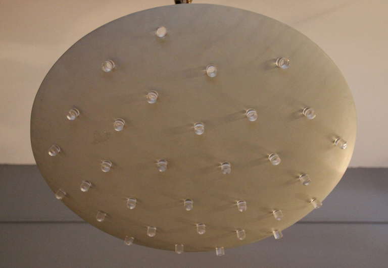 Late 20th Century Chandelier In The Style of Angelo Lelli, Arredoluce Production, circa 1970.