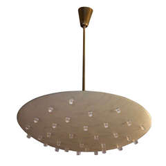 Chandelier In The Style of Angelo Lelli, Arredoluce Production, circa 1970.