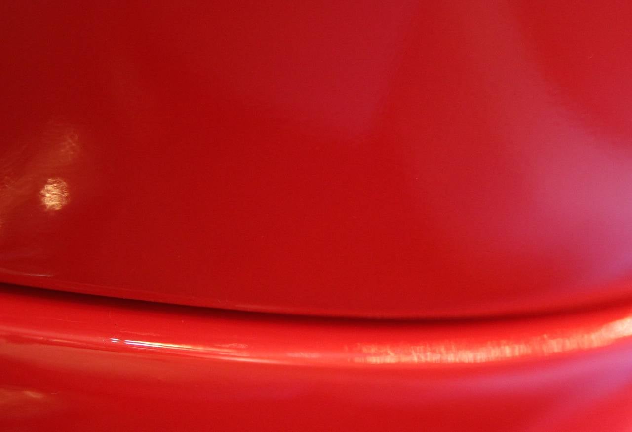 Lacquered Jean-Marie Simonnet and Martha, Sculpture Polymorphic Red, circa 1968, France