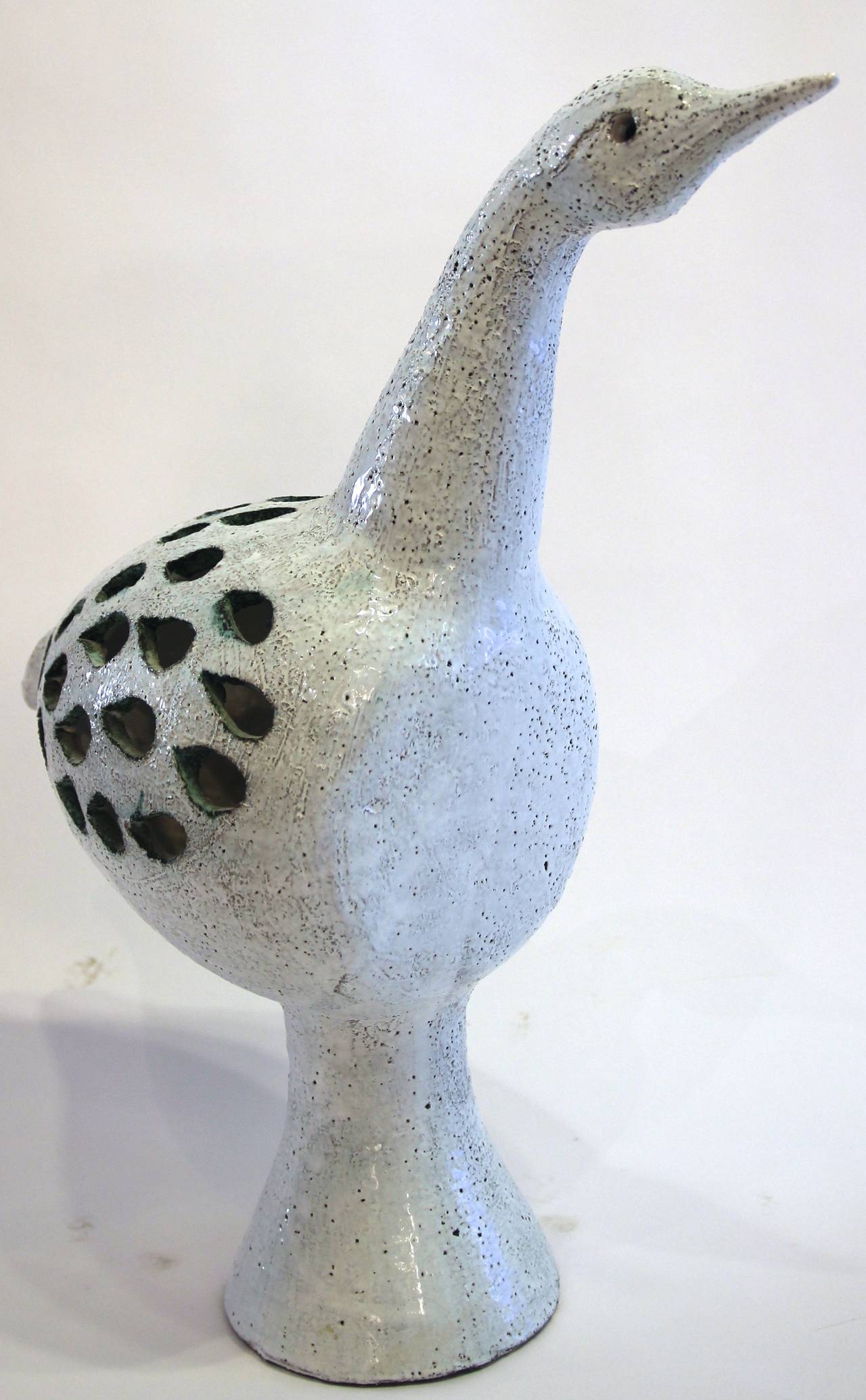 French Camos, Ceramic Bird Vallauris, Signed Camos Vallauris, circa 1960, France