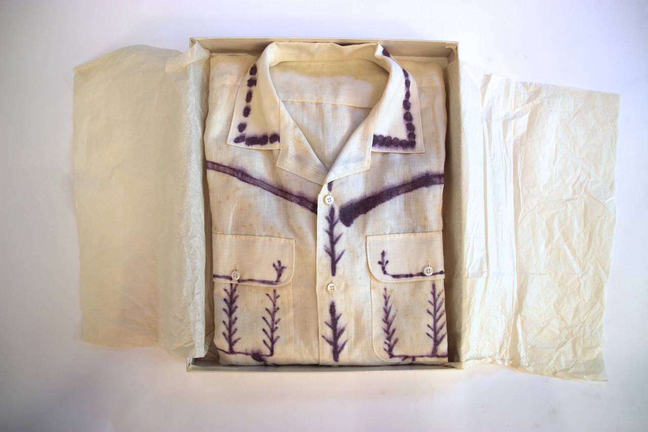 D'après Pablo Picasso, Chemise multicolore, conçue par Picasso en 1955 Bon état à Nice, Cote d' Azur