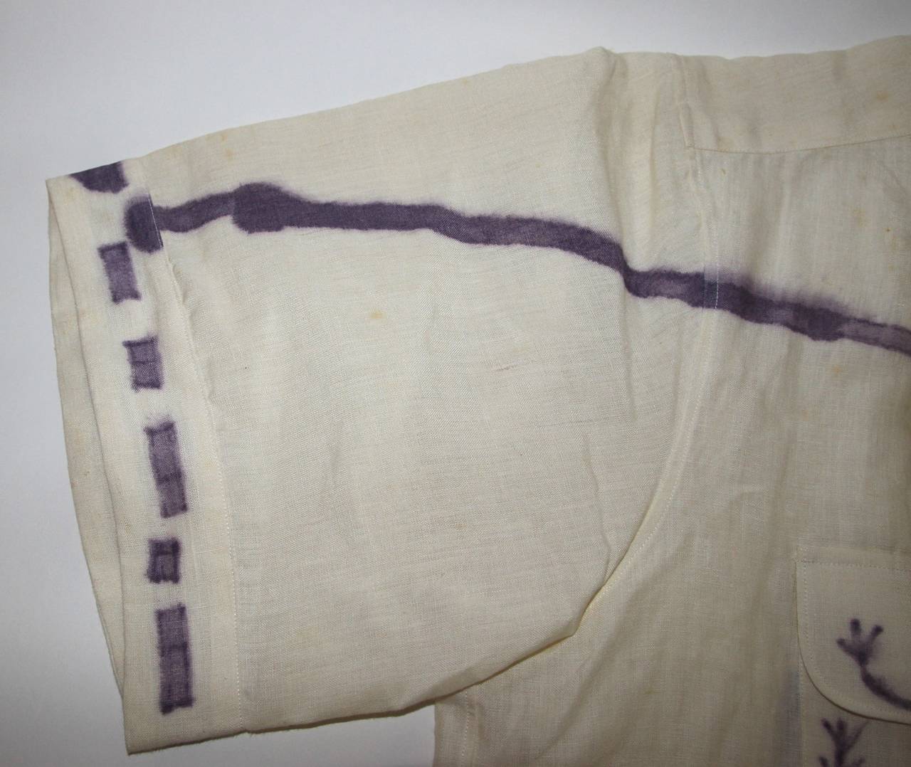 Français D'après Pablo Picasso, Chemise multicolore, conçue par Picasso en 1955
