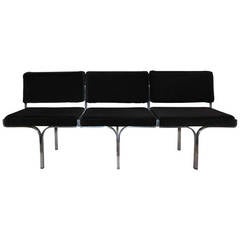 "Link" Sofa, Aluminium, Mobilier International, Designed by John Beringer, USA